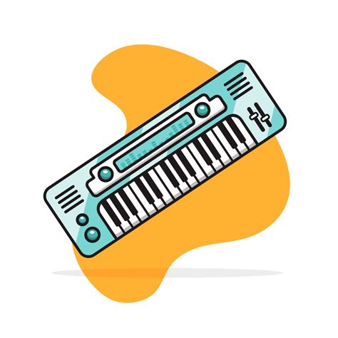 Electric Keyboard Royalty Free Stock Svg Vector And Clip Art