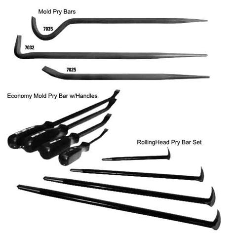 Pry Bar Set Rolling Head Includes And Dme Estore