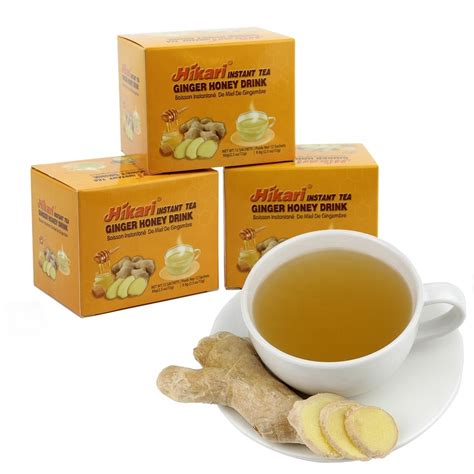 OEM Natural Herbal Tea Instant Honey Ginger Drink Ginger Beverage