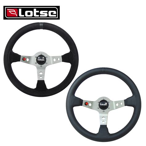 Volante Esportivo Lotse Dakar S Couro Camur A W Audio