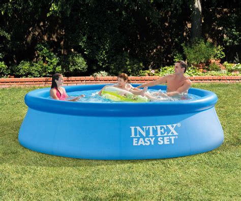 Надуваем басейн INTEX Easy Set, 305 х 76 см. | КОМСЕД