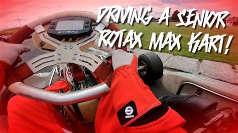 Driving A Senior Rotax Max Kart Clay Pigeon Raceway Rotax Max Test