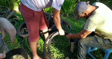 Aprenda a fazer cerca ecológica pneus merece um prêmio Abrerpi