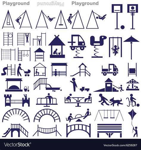 Playground icon Royalty Free Vector Image - VectorStock