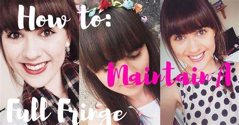 How To Maintain A Full Fringe Megan Goodier