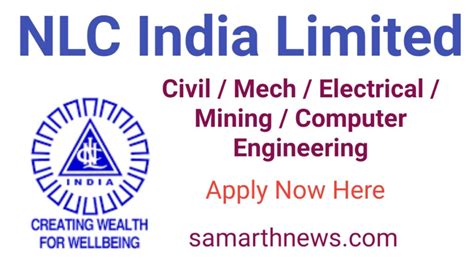 NLC India Limited Recruitment 2023 Civil Engineering Mechanical