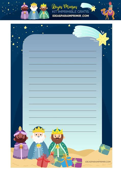 Carta Para Los Reyes Magos Cartas Reyes Magos Dia De Los Reyes Magos