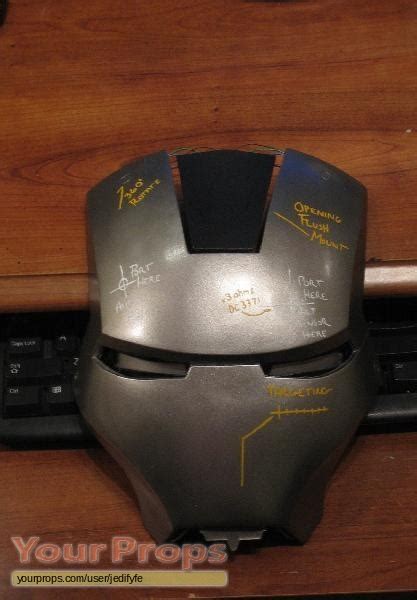 Iron Man Iron Man mask prototype with finished Interior replica movie prop