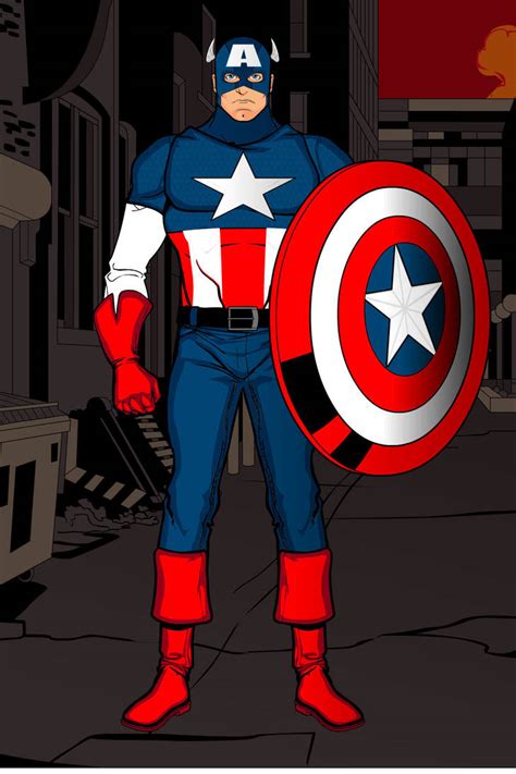 Captain America Classic Costume By Gpnightowl96 On Deviantart