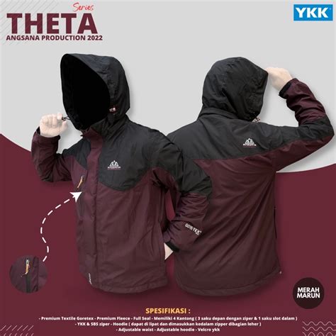 Jual Jaket Angsana Outdoor Original Seri Theta Iner Polar Full Seal