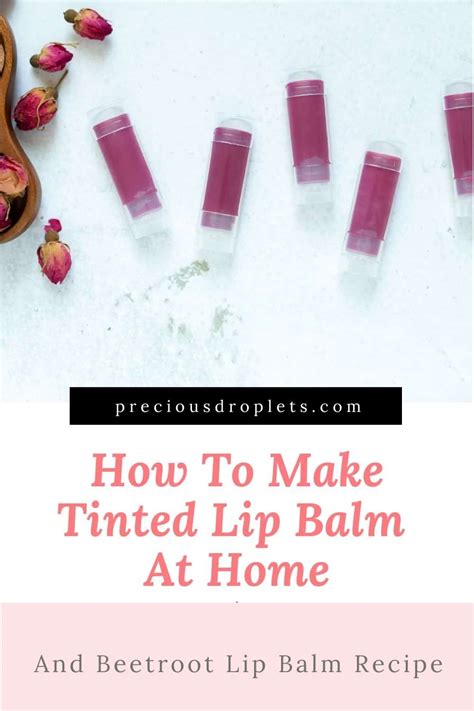 How To Make Tinted Lip Balm At Home And Beetroot Lip Balm Recipe