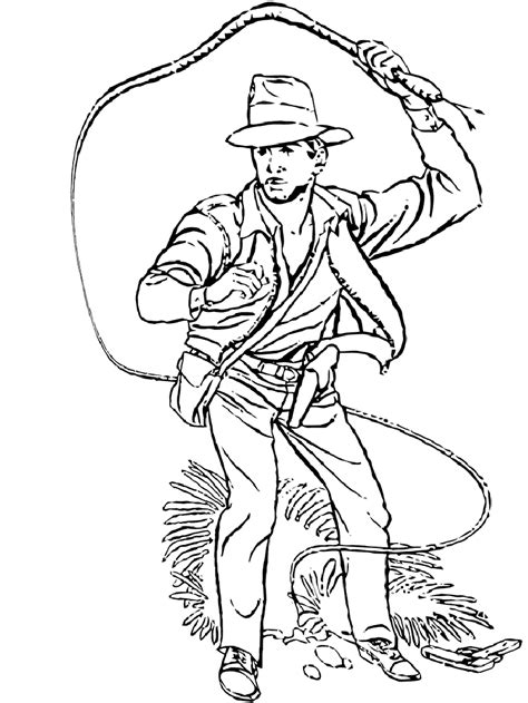 Indiana Jones Coloring Pages Learny Kids