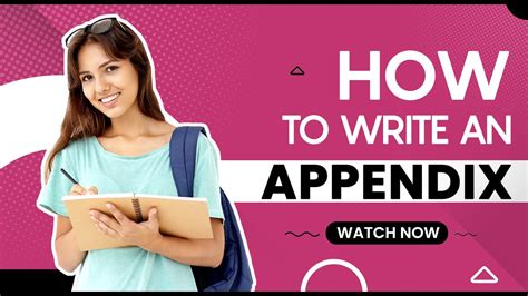 How To Write An Appendix Instant Assignment Help Youtube