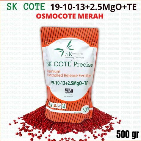 Jual Produk Pupuk Osmocote Merah Sk Cote Repack Gr