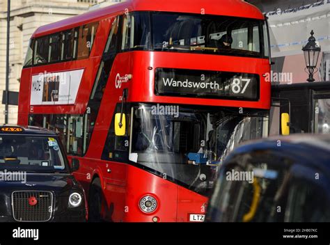 Red Double Decker London Bus Black Hi Res Stock Photography And Images