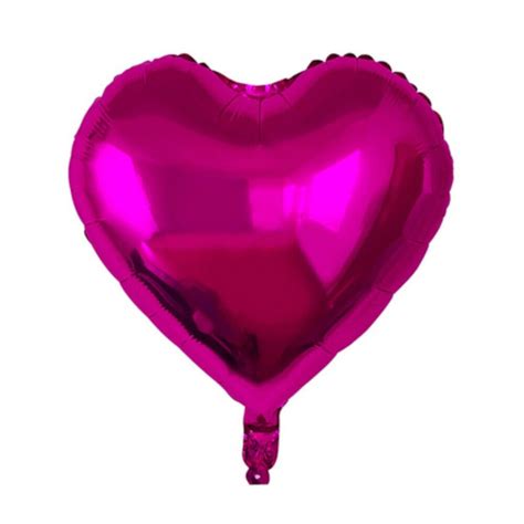 Globo Foil Coraz N Fucsia Tu Sitio Ideal