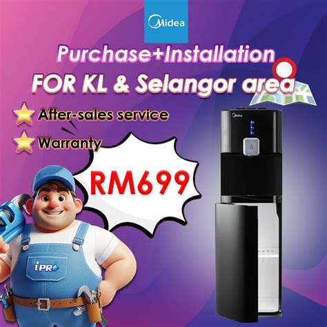New Design Midea Water Dispenser Hot Ambient Cold Model X S With Korea Water Filter