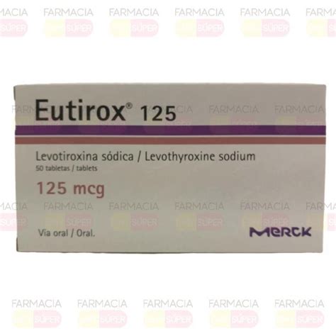 Eutirox 125 Mg 50 Tb Farmacia Emy