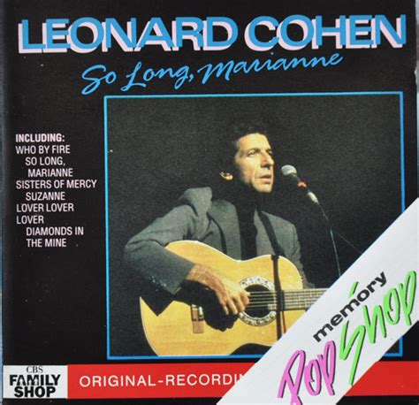 Leonard Cohen - So Long, Marianne (1989, CD) | Discogs