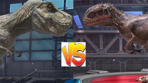 REXY vs INDOMINUS REX!!! - YouTube