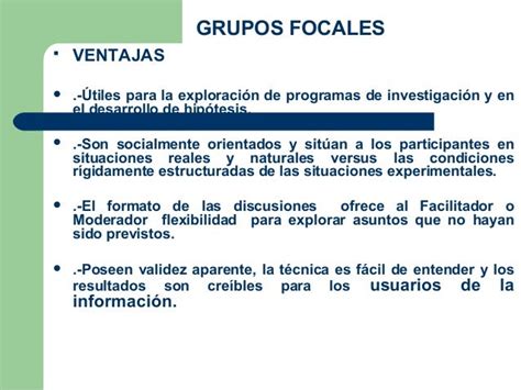 Mapa Mental Grupos Focales