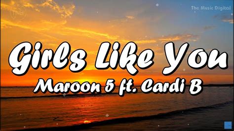 Girls Like You Maroon 5 Ft Cardi B Lyrics Mix Lyrics Top