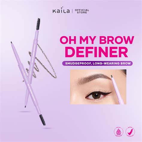 Jual Kaila Beaute Oh My Brow Definer Pensil Alis Natural Pigmented