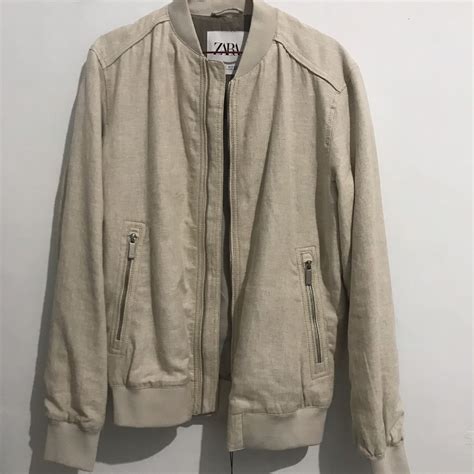 Jaket Linen Zara 100 Original Dan Baru Masih Ada Tagnya Fesyen Pria