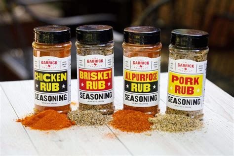 Chicken Rub Seasoning Gabrick Barbecue Sauce Co