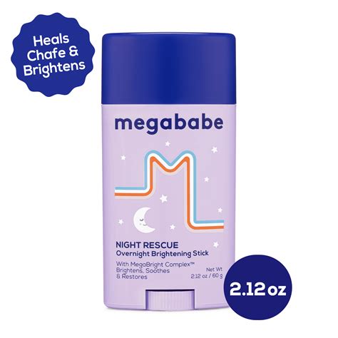 Megababe Night Rescue Overnight Brightening Stick Brighten And Sooth 2