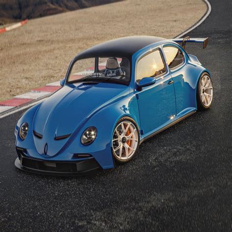 Volkswagen Beetle Gt Kyza Gets The Porsche Widebody Bug