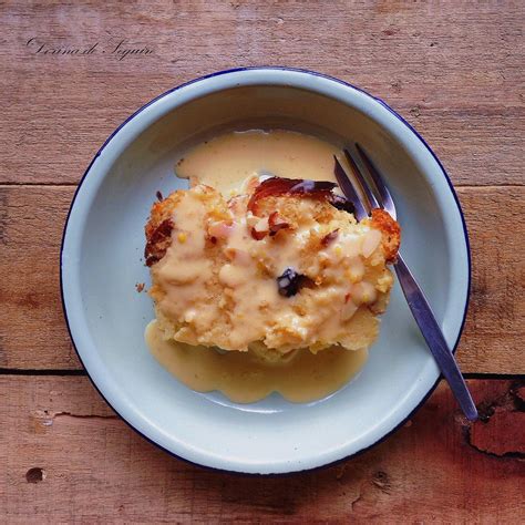 Dorina S Delight™ Bread Pudding With Vanilla Custard Sauce