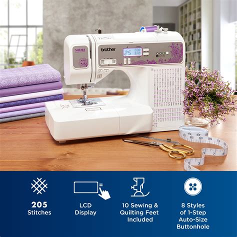 Brother SQ9285 Computerized Sewing And Quilting Machine With Wide Table | BigEasyMart.com