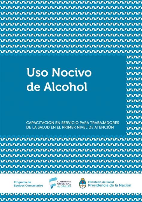 PDF Uso Nocivo De Alcohol Argentina Gob Ariah Salud Gob Ar Doc