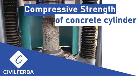 Concrete Cylinder Compressive Strength Test Youtube