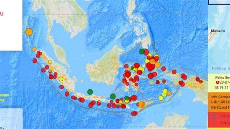 Rangkuman Gempa Bumi Terjadi Senin 31 Juli 2023 Ada Info Bmkg Cek