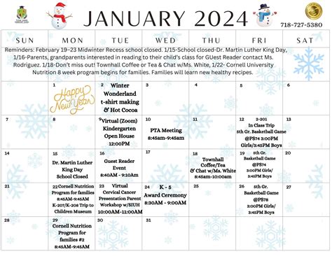 School Calendar – Future Leaders Elementary