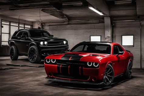 2023 BLACK AND RED DODGE CHALLENGER WALLPAPER by CASEYCOLTON on DeviantArt