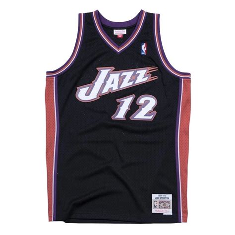 Camiseta Utah Jazz Retro Swingman De John Stockton Baloncesto