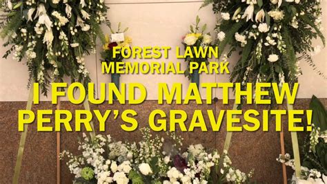 Visiting Matthew Perrys Gravesite Beloved Friends Actor Forest