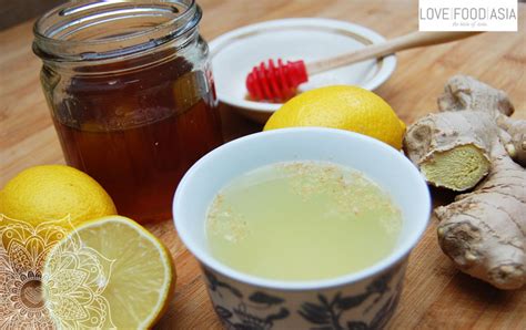 Ginger Lemon Honey Tea