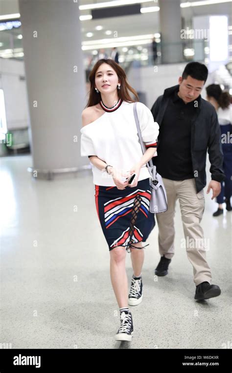 Taiwanese Model And Actress Lin Chi Ling Is Pictured At The Shanghai