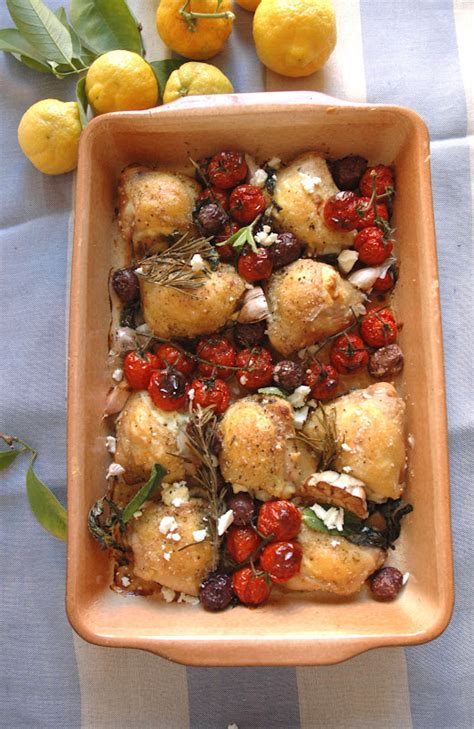 Mediterranean Chicken With Feta And Olives