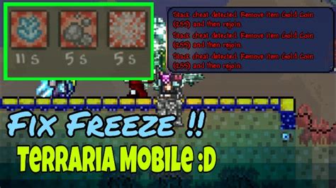 How To Fix Freeze Effect In Terraria Mobile Youtube