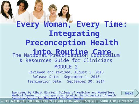 Ppt Every Woman Every Time Integrating Preconception Health Into