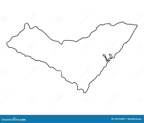 Map Of Alagoas Cartoon Vector CartoonDealer 93334489