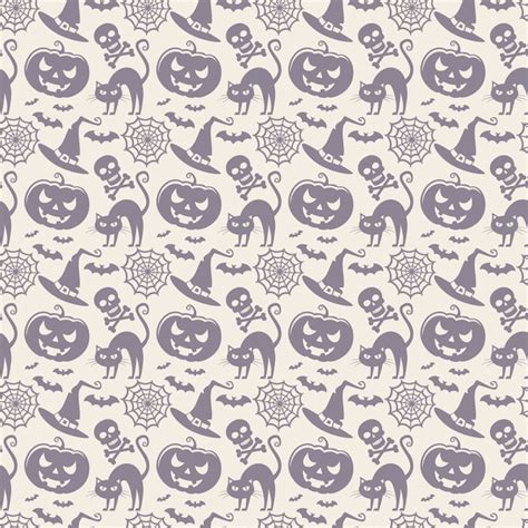 Premium Vector Halloween Seamless Pattern