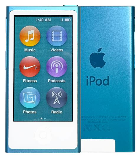 Refurbished Apple Ipod Nano 7th Generation 16gb Turquoise Blue Md477ll Elite Obsolete Electronics