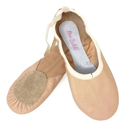 Zapatillas De Ballet De Piel Y Tela Stretch De Media Punta Env O Gratis