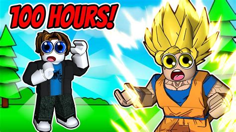 Training Hours To Go Super Saiyan In Roblox Youtube